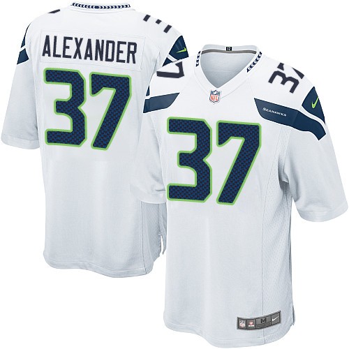 Youth Limited Shaun Alexander Nike Jersey White Road - #37 NFL Seattle Seahawks